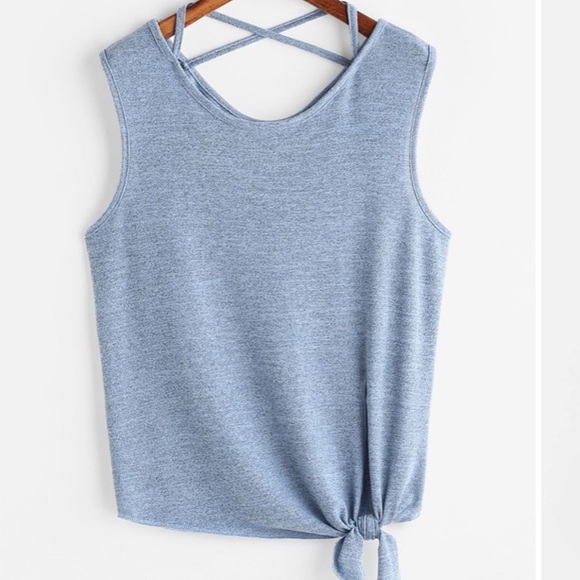 Tops - NWOT - Criss cross tank top